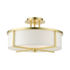 Livex Wesley Semi-Flush 51074-12