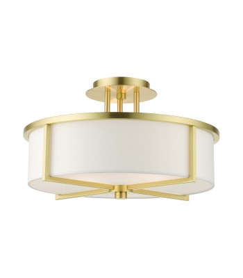 Livex Wesley Semi-Flush 51074-12