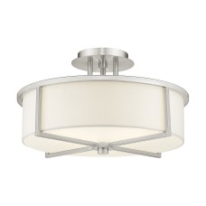 Livex Wesley Semi-Flush 51074-91