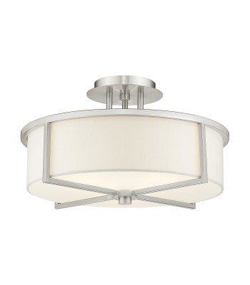 Livex Wesley Semi-Flush 51074-91