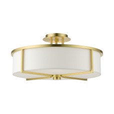 Livex Wesley Semi-Flush 51075-12