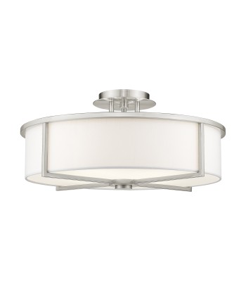 Livex Wesley Semi-Flush 51075-91