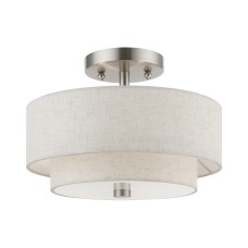 Livex Meridian Semi-Flush 51082-91
