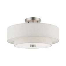 Livex Meridian Semi-Flush 51084-91