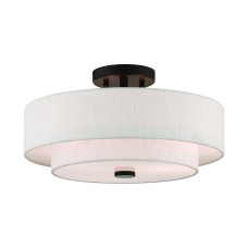 Livex Monroe Semi-Flush 51084-92