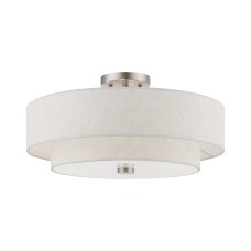 Livex Meridian Semi-Flush 51085-91