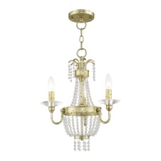 Livex Valentina Convertible Mini Chandelier/Semi-Flush 51843-28