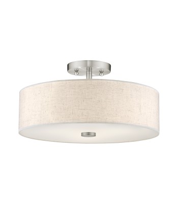Livex Meridian Semi-Flush 52135-91