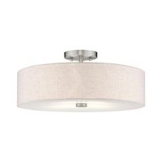 Livex Meridian Semi-Flush 52136-91