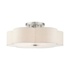 Livex Solstice Semi-Flush 58069-91