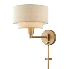Livex Bellingham Swing Arm Wall Lamp 58880-48