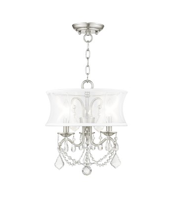 Livex Newcastle Convertible Mini Chandelier/Semi-Flush 6303-91