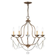 Livex Chesterfield Chandelier 6435-71
