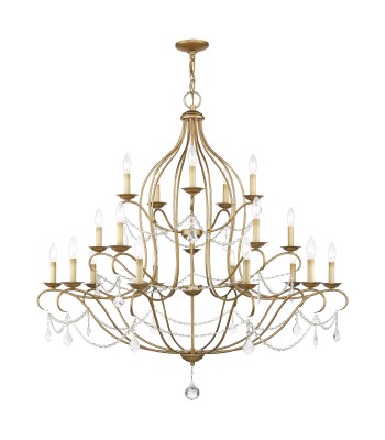 Livex Chesterfield Foyer Chandelier 6439-48