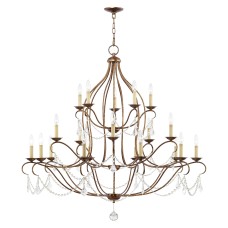 Livex Chesterfield Foyer Chandelier 6439-71