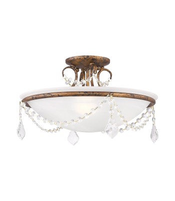 Livex Chesterfield Semi-Flush 6524-71