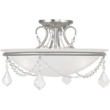 Livex Chesterfield Semi-Flush 6524-91