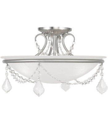 Livex Chesterfield Semi-Flush 6524-91