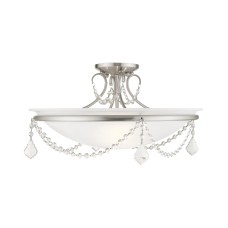 Livex Chesterfield Semi-Flush 6525-91