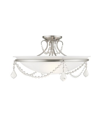 Livex Chesterfield Semi-Flush 6525-91
