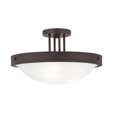 Livex New Brighton Semi-Flush 73956-07