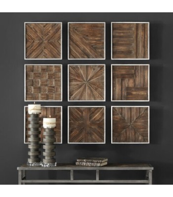 Uttermost Bryndle Wooden Wall Art 04115