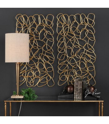 Uttermost In The Loop Gold Wall Art 04124