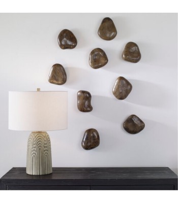 Uttermost Pebbles Wood Wall Decor 04323