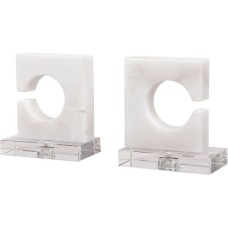 Uttermost Clarin Bookends 17864