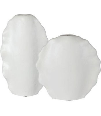 Uttermost Ruffled Vases 17963
