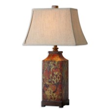 Uttermost Colorful Flowers Table Lamp 27678