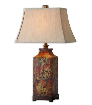 Uttermost Colorful Flowers Table Lamp 27678