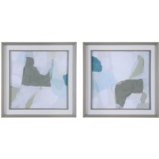 Uttermost Mist Shapes Framed Prints 32268