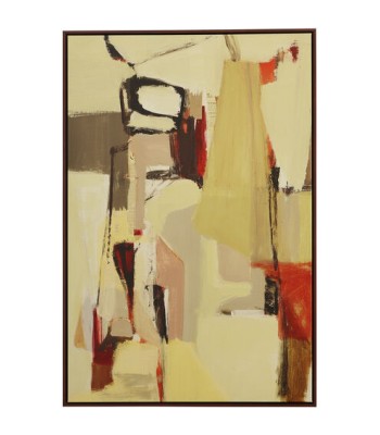 Uttermost Peaches Framed Canvas Abstract Art 32309