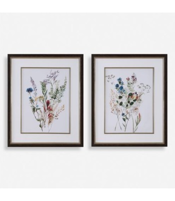 Uttermost Delicate Flowers Framed Prints 32341