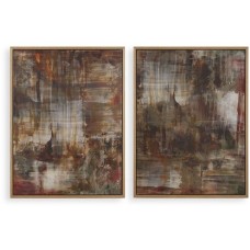 Uttermost Molten Patina Framed Canvases 32433