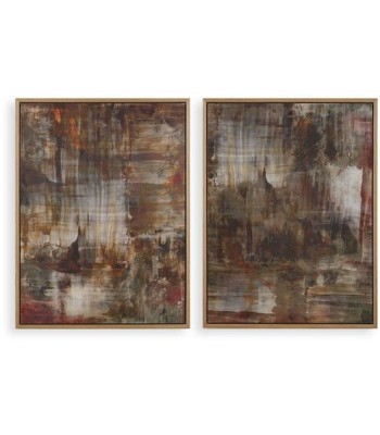 Uttermost Molten Patina Framed Canvases 32433