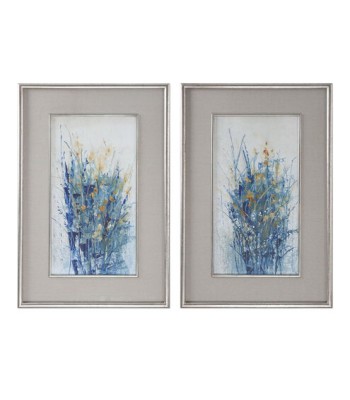 Uttermost Indigo Florals Floral Wall Art 41558