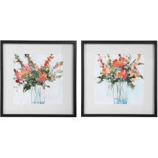 Uttermost Fresh Flowers Watercolor Prints 41619