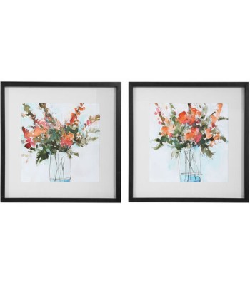 Uttermost Fresh Flowers Watercolor Prints 41619
